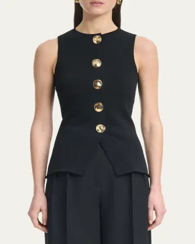 Altuzarra Happer Button-Front Top | Thumbnail 4 Altuzarra Happer Button-Front Top | Thumbnail 4