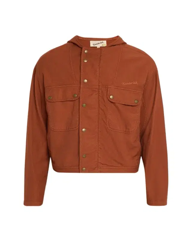 Men's Cotton Hooded Utility Jacket