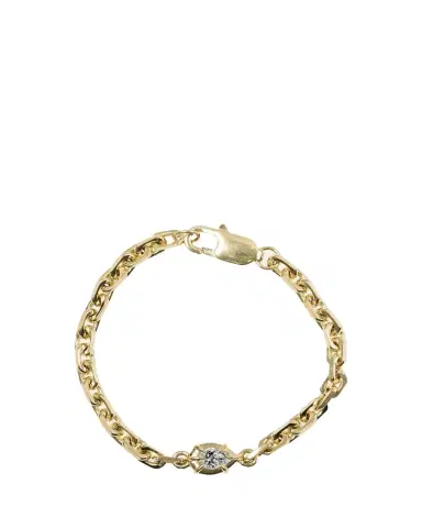 Dara Kaye Architrctura Lab-Grown Diamond Pear Solitaire Chain Bracelet | Thumbnail 1 Dara Kaye Architrctura Lab-Grown Diamond Pear Solitaire Chain Bracelet | Thumbnail 1