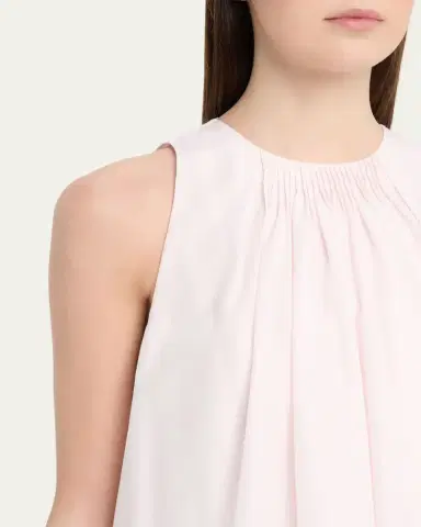 Loulou de Saison Liao Sleeveless Pleated Blouse | Thumbnail 5 Loulou de Saison Liao Sleeveless Pleated Blouse | Thumbnail 5