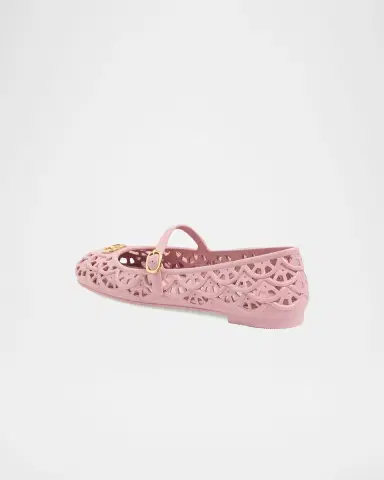 Valentino Garavani 5mm VLogo PVC Ballerina Flats | Thumbnail 2
