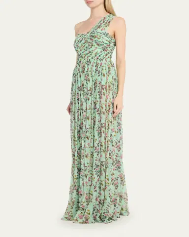 Ulla Johnson Aureline Floral Silk Gown | Thumbnail 4