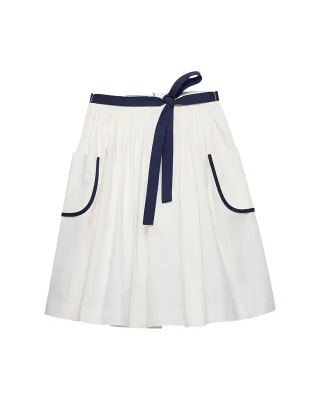 Slubbed Toile Skirt