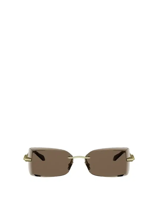 BVLGARI Serpenti 62mm Metal Rectangular Sunglasses