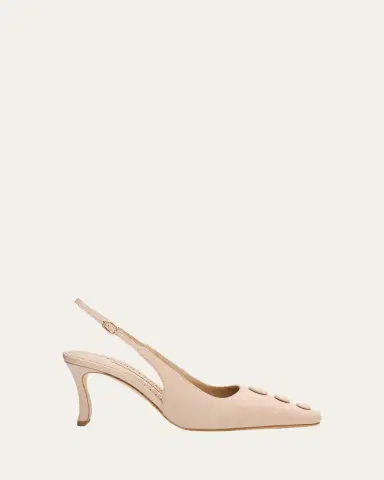 Manolo Blahnik 70mm Alexapla Suede Slingback Pumps | Thumbnail 4 Manolo Blahnik 70mm Alexapla Suede Slingback Pumps | Thumbnail 4