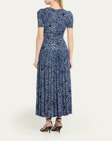 Ulla Johnson Sabine Short-Sleeve Jersey Maxi Dress | Thumbnail 3 Ulla Johnson Sabine Short-Sleeve Jersey Maxi Dress | Thumbnail 3
