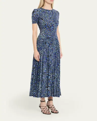 Ulla Johnson Sabine Short-Sleeve Jersey Maxi Dress | Thumbnail 4 Ulla Johnson Sabine Short-Sleeve Jersey Maxi Dress | Thumbnail 4