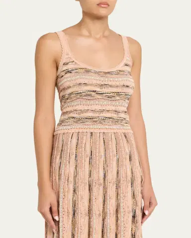 Ulla Johnson Clotilde Wavy Knit Tank Top | Thumbnail 4 Ulla Johnson Clotilde Wavy Knit Tank Top | Thumbnail 4