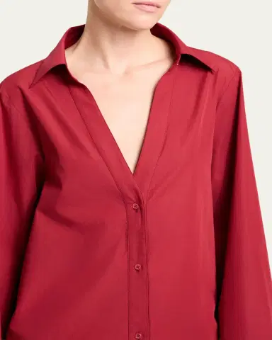 TWP Deep V Relaxed Shirt | Thumbnail 5 TWP Deep V Relaxed Shirt | Thumbnail 5