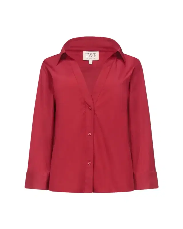 TWP Deep V Relaxed Shirt