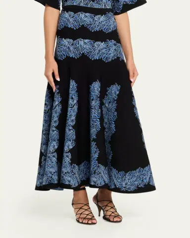 Ulla Johnson Alessia Jacquard Knit Maxi Skirt | Thumbnail 4 Ulla Johnson Alessia Jacquard Knit Maxi Skirt | Thumbnail 4