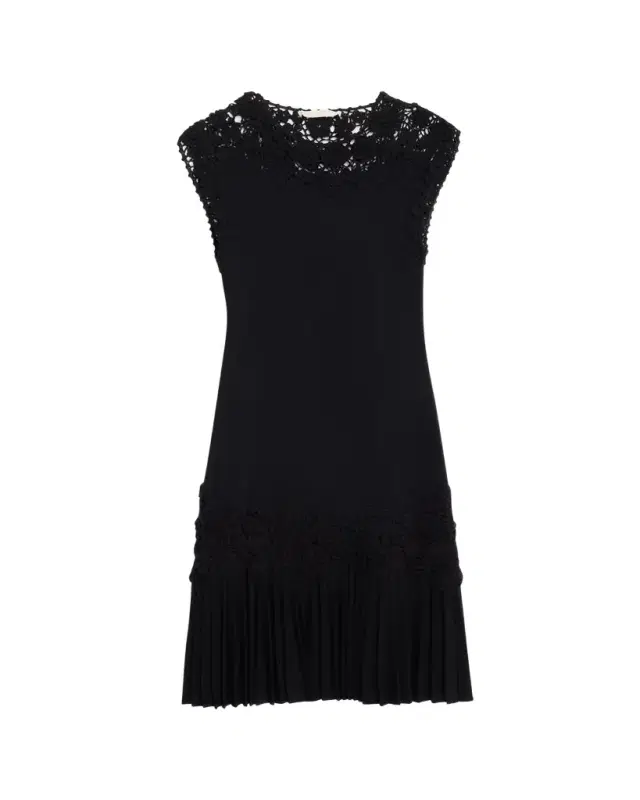 Ulla Johnson Noemie Crochet Knit Mini Dress
