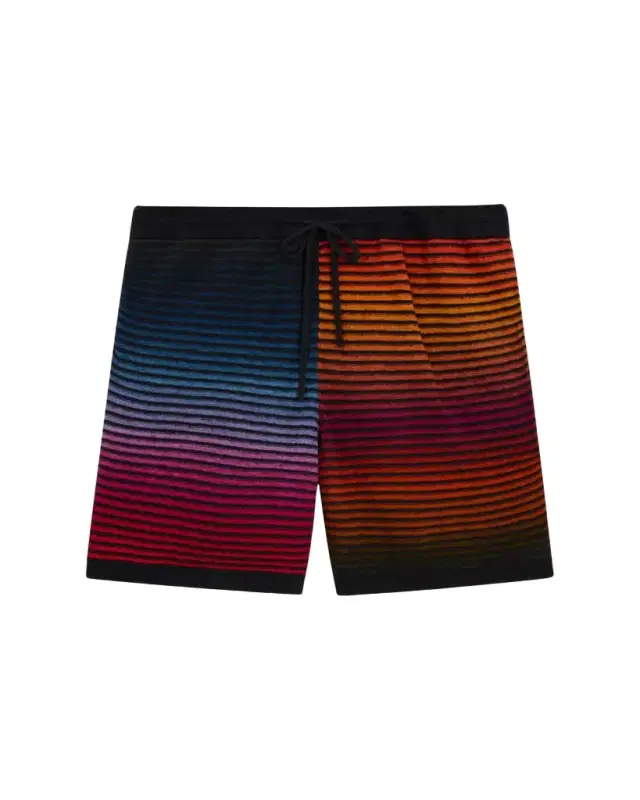 Loewe x Paula's Ibiza Men's Multi-Stripe Knit Shorts
