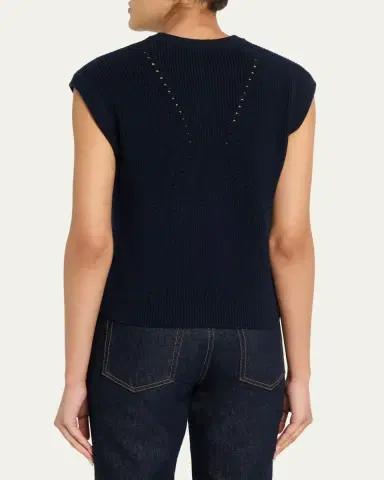 Ulla Johnson Margot Sleeveless Knit Sweater | Thumbnail 3 Ulla Johnson Margot Sleeveless Knit Sweater | Thumbnail 3