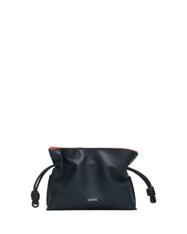 LOEWE Flamenco Layers Leather Clutch Bag