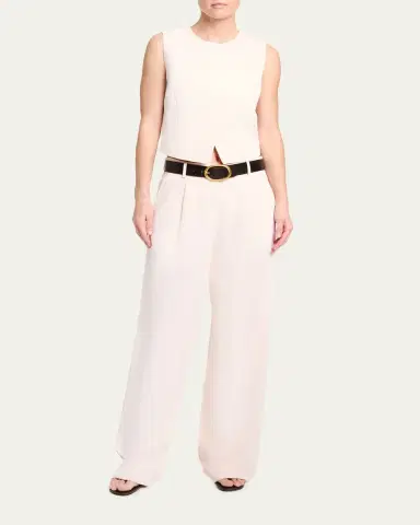 TWP Hudson St Pants in Coated Viscose Linen | Thumbnail 2 TWP Hudson St Pants in Coated Viscose Linen | Thumbnail 2