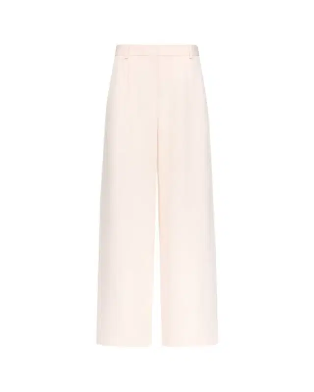 Hudson St Pants in Coated Viscose Linen