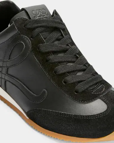 Loewe Men's Ballet Runner 2.0 Leather and Suede Low-Top Sneakers | Thumbnail 4 Loewe Men's Ballet Runner 2.0 Leather and Suede Low-Top Sneakers | Thumbnail 4