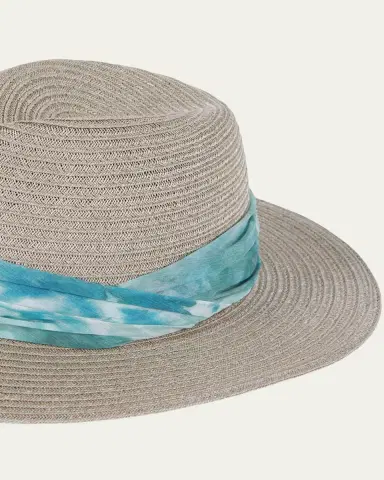 Eugenia Kim Courtney Sash Woven Packable Fedora | Thumbnail 2 Eugenia Kim Courtney Sash Woven Packable Fedora | Thumbnail 2