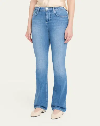 L'Agence Selma High-Rise Sleek Baby Bootcut Jeans | Thumbnail 4