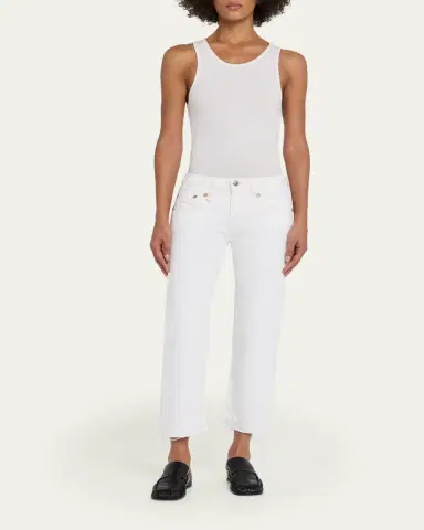 R13 Boy Straight Ankle Jeans | Thumbnail 2 R13 Boy Straight Ankle Jeans | Thumbnail 2