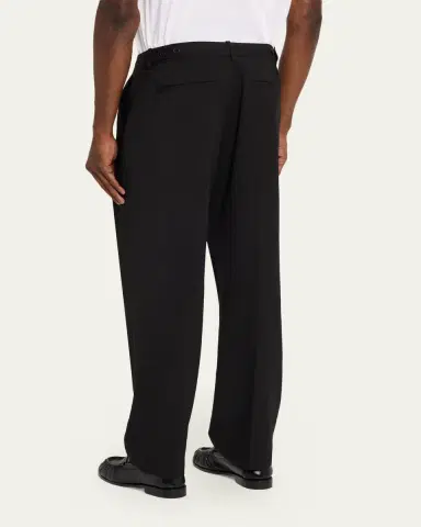 Frame Men's Tropical Wool Pleated Trousers | Thumbnail 3 Frame Men's Tropical Wool Pleated Trousers | Thumbnail 3