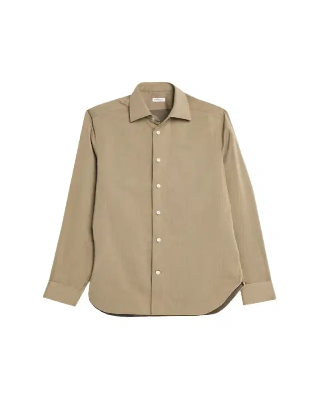 Men's Herringbone Cotton and Lyocell Sport Shirt