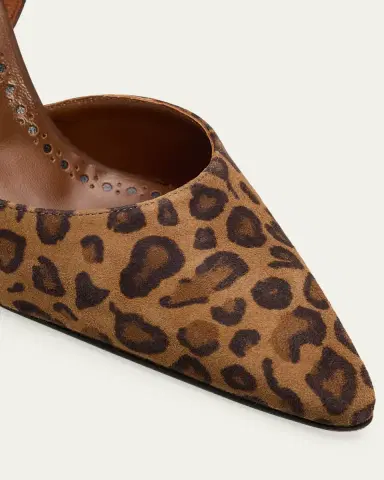 Manolo Blahnik 90mm Taylerbinu Leopard Mixed Leather Pumps | Thumbnail 3 Manolo Blahnik 90mm Taylerbinu Leopard Mixed Leather Pumps | Thumbnail 3