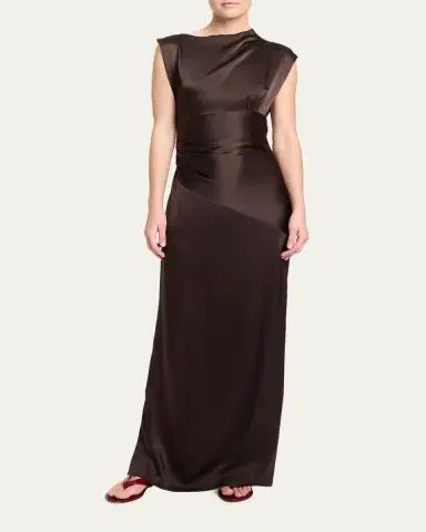 TWP On the Side Silk Maxi Dress | Thumbnail 2 TWP On the Side Silk Maxi Dress | Thumbnail 2