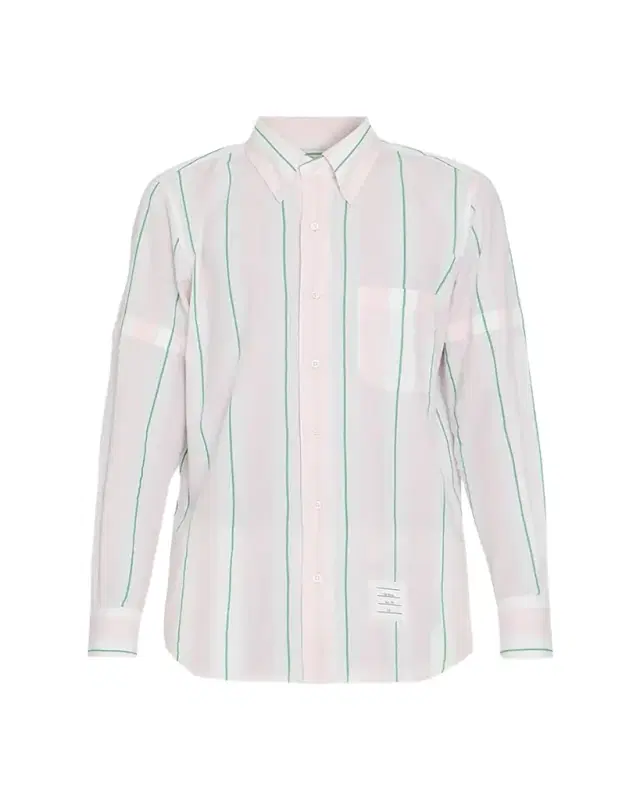 Thom Browne Striped Long-Sleeve Cotton Shirt