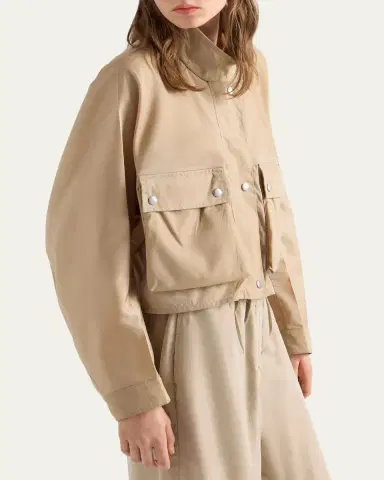 Prada Washed Re-Nylon Jacket | Thumbnail 4