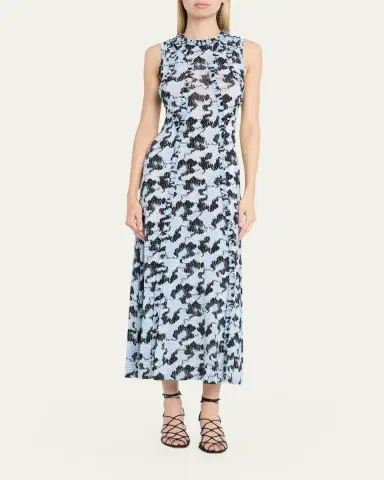 Ulla Johnson Isabelle Sleeveless Ruffle Jersey Dress | Thumbnail 2