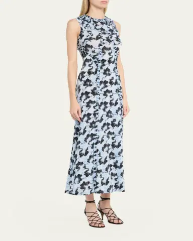 Ulla Johnson Isabelle Sleeveless Ruffle Jersey Dress | Thumbnail 4