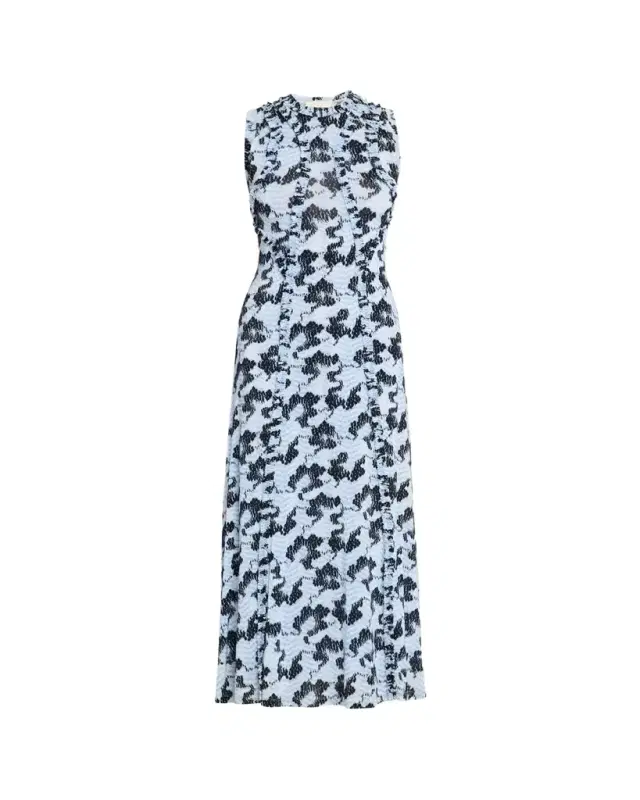 Ulla Johnson Isabelle Sleeveless Ruffle Jersey Dress