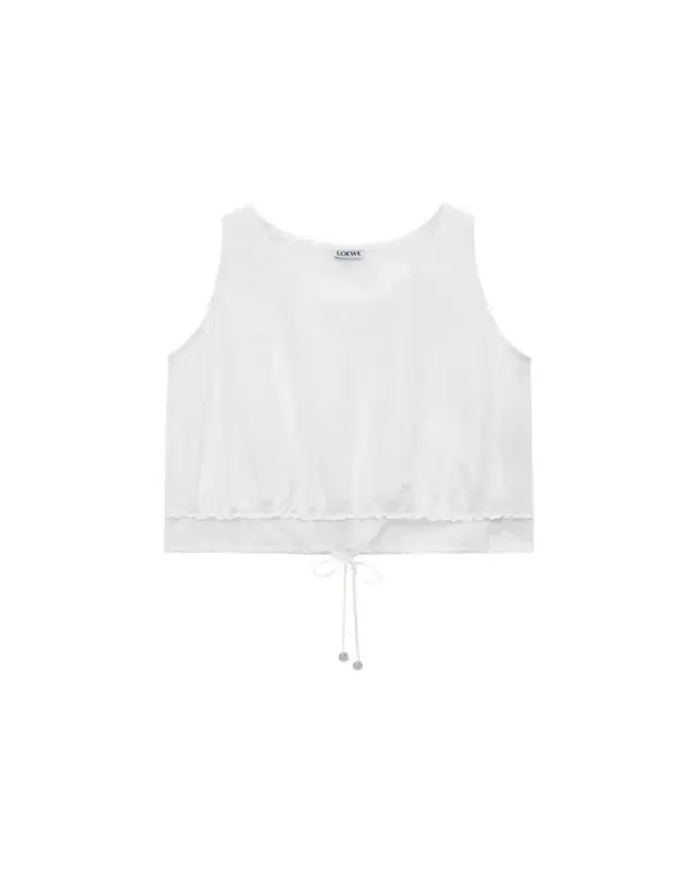 LOEWE x Paula's Ibiza Cropped Drawstring Top