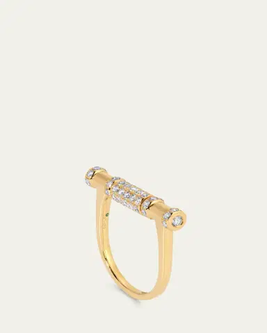 Graziela Gems 18K Diamond Cavaletti Ring | Thumbnail 3