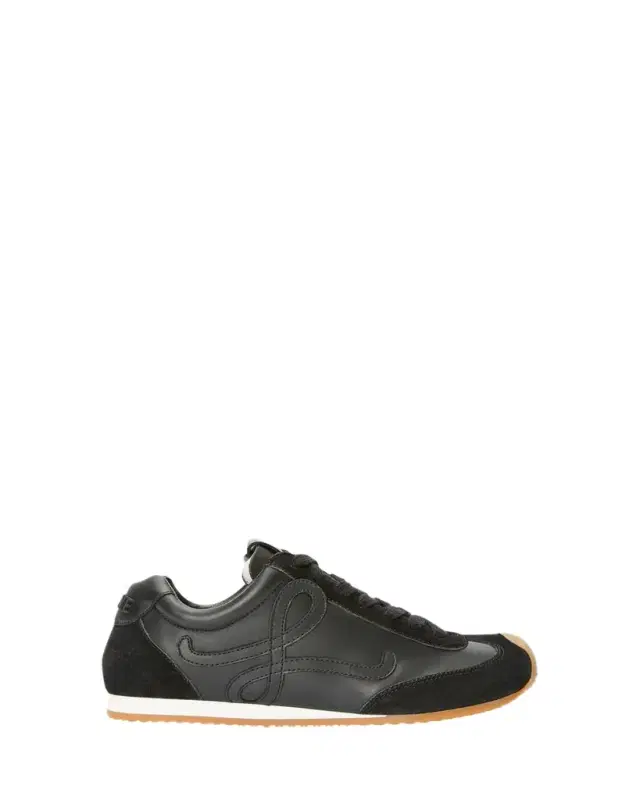 Loewe Men's Ballet Runner 2.0 Leather and Suede Low-Top Sneakers