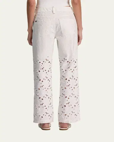 Alice + Olivia Chic Laser-Cut Jeans | Thumbnail 3 Alice + Olivia Chic Laser-Cut Jeans | Thumbnail 3