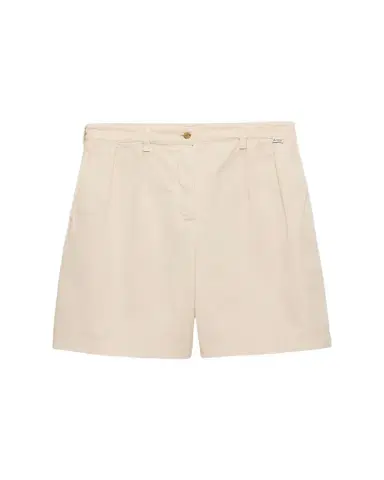Prada Pleated Cotton Twill Bermuda Shorts | Thumbnail 1 Prada Pleated Cotton Twill Bermuda Shorts | Thumbnail 1