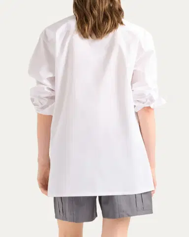Prada Embellished Cotton Button-Down Shirt | Thumbnail 7
