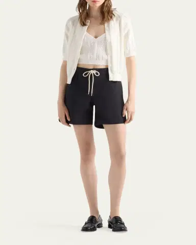 Prada Crop Cotton Tank Top | Thumbnail 2 Prada Crop Cotton Tank Top | Thumbnail 2