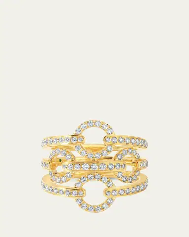Graziela Gems 18K Diamond Halter Statement Ring | Thumbnail 3