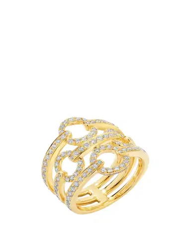 Graziela Gems 18K Diamond Halter Statement Ring | Thumbnail 1