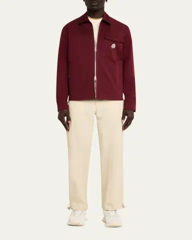 Moncler Men's Cotton-Blend Gabardine Shirt Jacket | Thumbnail 6