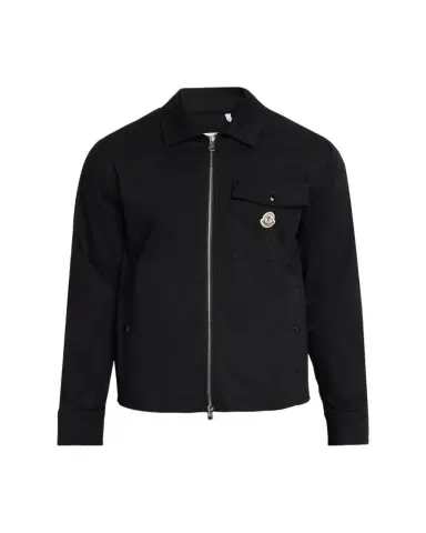 Moncler Men's Cotton-Blend Gabardine Shirt Jacket | Thumbnail 1