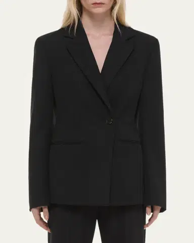 Helmut Lang Wool Gabardine Blazer | Thumbnail 4 Helmut Lang Wool Gabardine Blazer | Thumbnail 4
