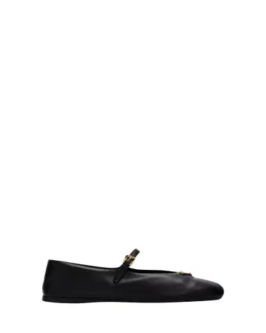Prada Leather Mary Jane Ballerina Flats | Thumbnail 1 Prada Leather Mary Jane Ballerina Flats | Thumbnail 1