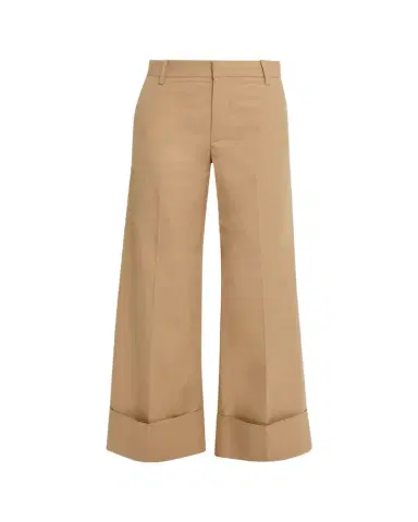 FRAME The Cuffed Slim Palazzo Trousers | Thumbnail 1 FRAME The Cuffed Slim Palazzo Trousers | Thumbnail 1