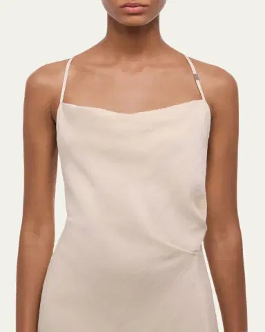 Helmut Lang Open-Back Knot Slip Dress | Thumbnail 5 Helmut Lang Open-Back Knot Slip Dress | Thumbnail 5
