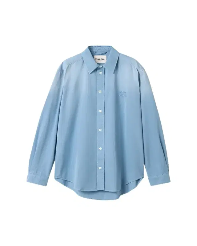 Old Cotton Twill Button-Down Top